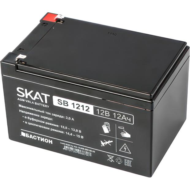  (2535) Бастион SKAT SB 1212 АКБ СК 12В/12 Ач/F1/Срок службы — 6 лет