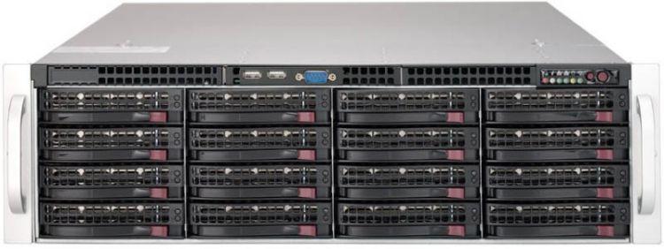 Серверная платформа Supermicro SuperStorage 3U Server 6039P-E1CR16H noCPU(2)Scalable/TDP 70-205W/ no DIMM(16)/ 3108RAID HDD(16)LFF+ opt. 2SFF/ 2x10GbE/ 7xFH/ 2x1200W