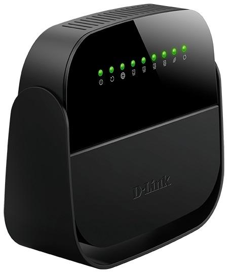 Маршрутизатор D-Link DSL-2640U/R1A, ADSL2+ Annex A Wireless N150 Router with Ethernet WAN support. 1 RJ-11 DSL port, 4 10/100Base-TX LAN ports, 802.11b/g/n compatible, 802.11n up to 150Mbps with internal 3 dBi ante