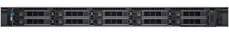 Шасси серверное DELL PowerEdge R640 1U/ 10SFF/ 1xHS/ PERC H750/ 4xGE/ noPSU/ RC4: 2xLP/ 5 std FAN/ noDVD/ Bezel noQS/ Sliding Rails/ noCMA/ 3YPSNBD