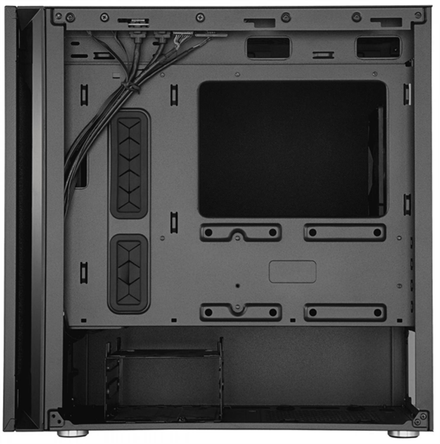 Корпус Cooler Master Silencio S400, USB3.0x2, 1xSD card reader, 2x120 Fan, TG Side Panel, mATX, w/o PSU