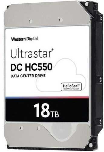 Жесткий диск Western Digital Ultrastar DC HС550 HDD 3.5" SATA 18Тb, 7200rpm, 512MB buffer, 512e  (WUH721818ALE6L4 ), 1 year