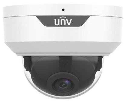 Камера Uniview Видеокамера IP купольная антивандальная, 1/2.9" 2 Мп КМОП @ 30 к/с, ИК-подсветка до 30м., 0.01 Лк @F2.0, объектив 2.8 мм, DWDR, 2D/3D DNR, Ultra 265, H.265, H.264, MJPEG, 2 потока, встроенный