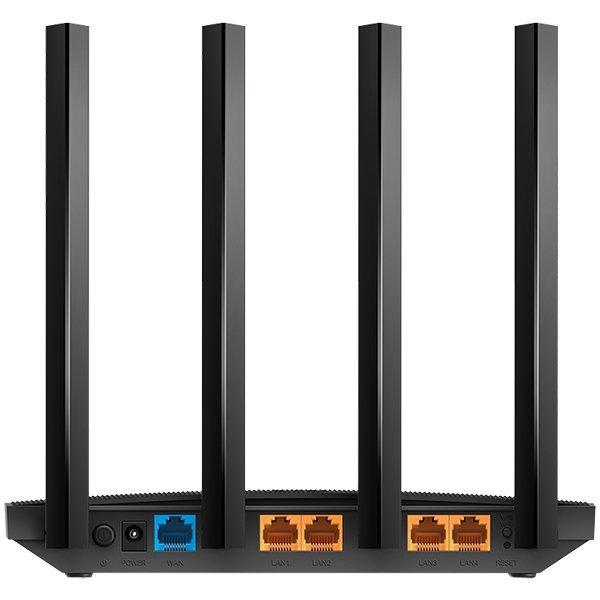  TP-Link Archer C6U, AC1200 Двухдиапазонный Wi Fi роутер, до 300 Мбит/с на 2,4 ГГц + до 867 Мбит/с на 5 ГГц, 4 антенны, 1 гигабитный порт WAN + 4 гигабитных порта LAN, порт USB 2.0