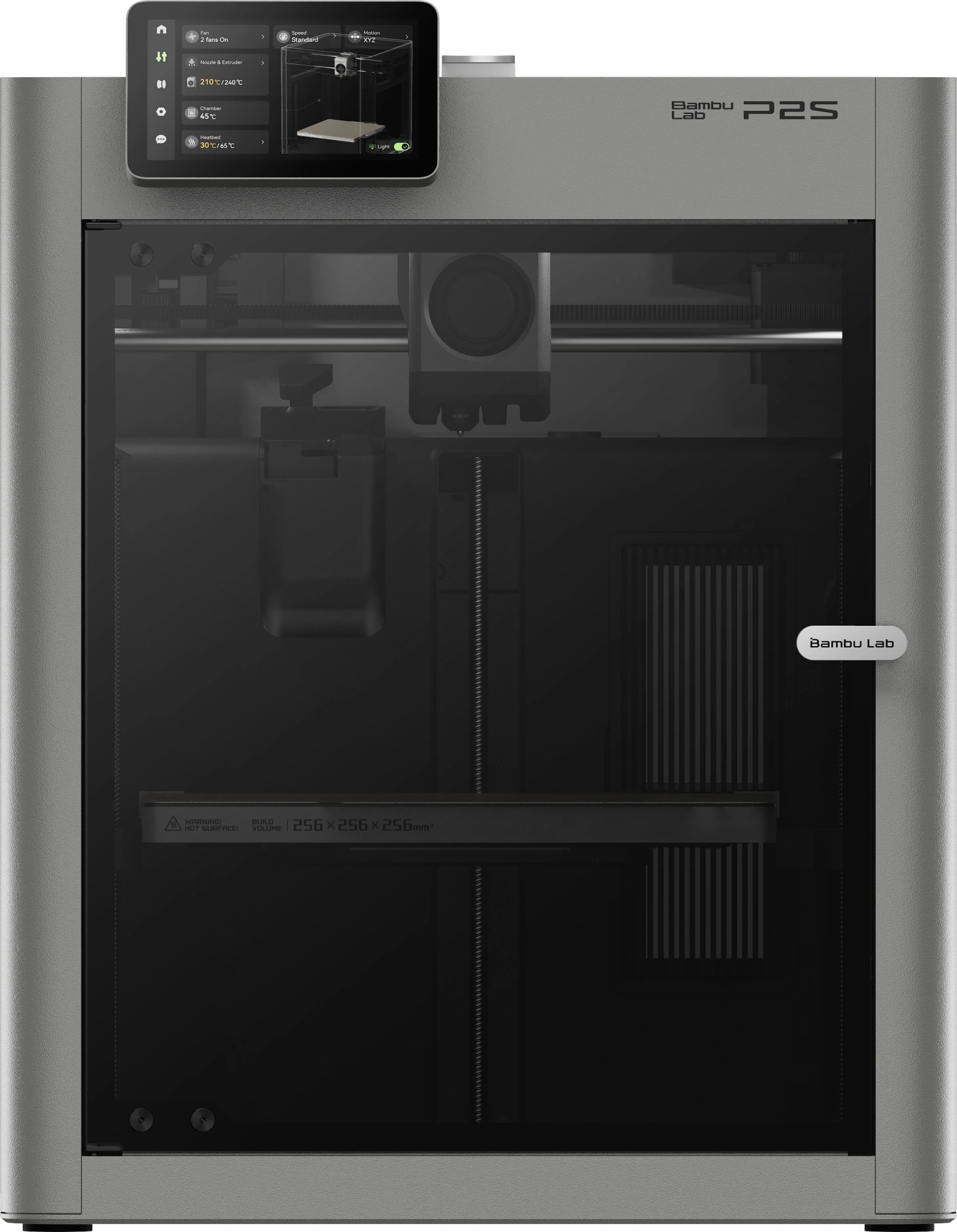 3D принтер Bambu lab : 3D-Printer P2S, Closed type, Compatible with plastics: PLA, PETG, TPU, ABS, without AMS