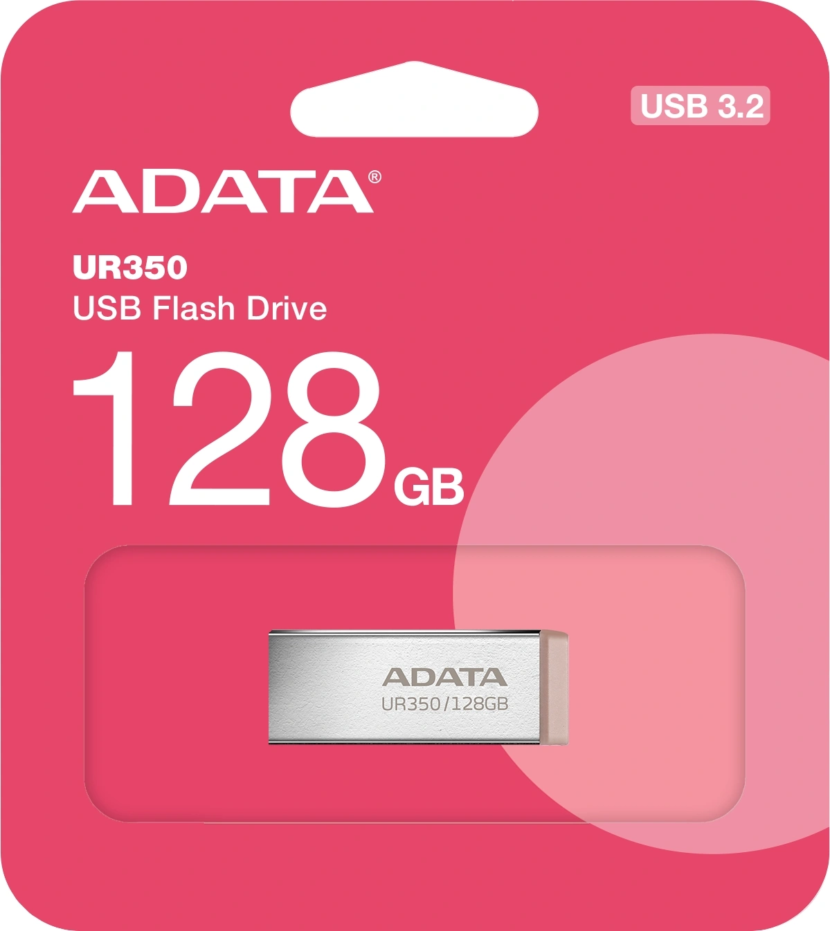 USB накопитель ADATA 128GB UR350 USB 3.2 Gen1, UR350-128G-RSR/BG