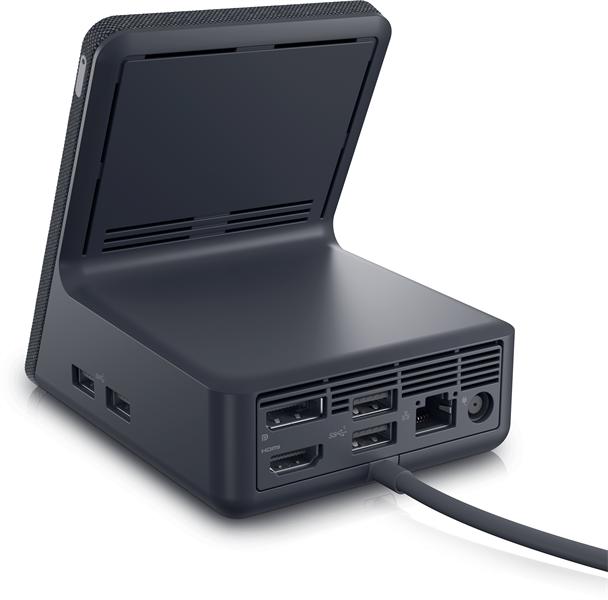 Докстанция Dell Dock HD22Q Dual Charge; 130W (USB-C) (1xDP 1.4; 1xHDMI 2.1; 1xUSB-C; 4xUSB-A; 1xRJ-45) (без EU кабеля питания в компл)