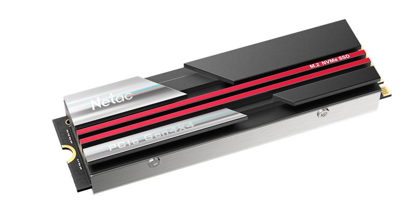 Ssd накопитель Netac SSD NV7000 2TB PCIe 4 x4 M.2 2280 NVMe 3D NAND, R/W up to 7200/6800MB/s, TBW 1400TB, with heat sink, 5y wty