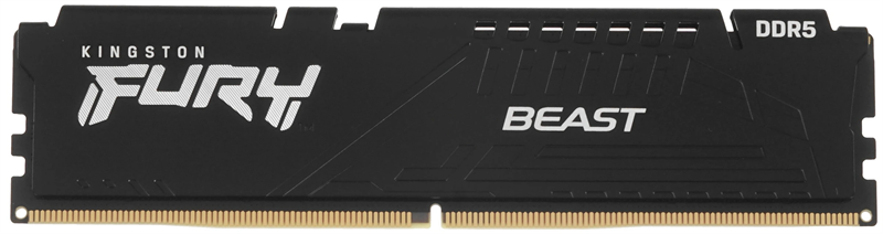Оперативная память Kingston 16GB 6000MT/s DDR5 CL30 DIMM FURY Beast Black EXPO
