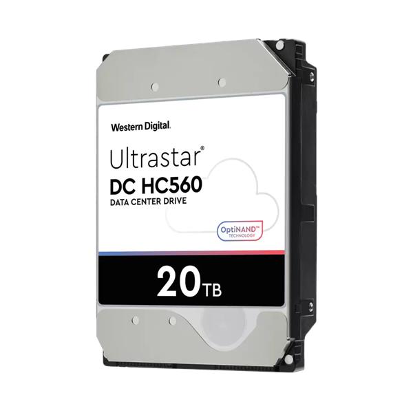Жесткий диск Western Digital Ultrastar DC HС560 HDD 3.5" SATA 20Tb, 7200rpm, 512MB buffer, 512e (0F38785), 1 year