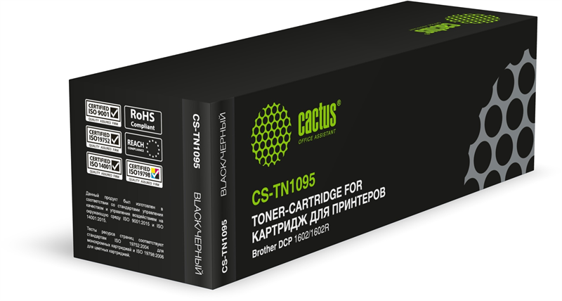 Картридж лазерный Cactus CS-TN1095 TN-1095 черный (1500стр.) для Brother DCP 1602/1602R, HL 1202/1202R Картридж лазерный Cactus CS-TN1095 TN-1095 черный (1500стр.) для Brother DCP 1602/1602R, HL 1202/1202R