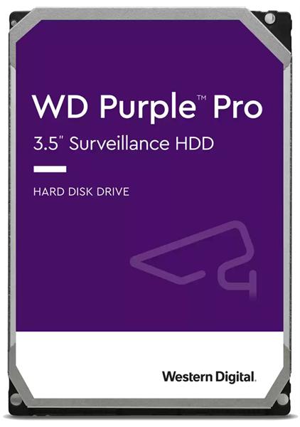 Жесткий диск Western Digital HDD SATA-III  10Tb Purple Pro WD101PURP, 7200 rpm, 256MB buffer (DV&NVR + AI), 1 year