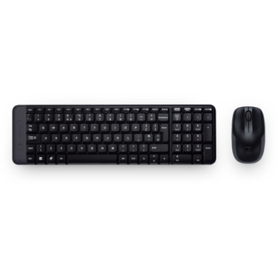 Клавиатура+мышь Logitech Wireless Desktop MK220 (Keybordmouse), USB, Black, Rus/Eng, [920-003169]