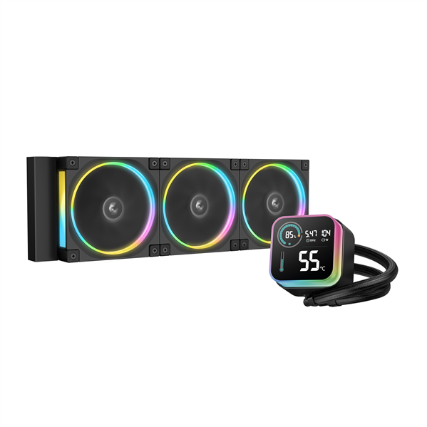 Система водяного охлаждения DEEPCOOL LQ360 ULTRA ARGB LGA20XX/1700/1200/115X/AM5/AM4 (6шт/кор,TDP 300W, ARGB Lighting, Anti-Leak edition, PWM PUMP, TRIPLE PWM FAN) RET (R-LQ360-BKASMC-G-1) Система водяного охлаждения DEEPCOOL LQ360 ULTRA ARGB LGA20XX/1700/1200/115X/AM5/AM4 (6шт/кор,TDP 300W, ARGB Lighting, Anti-Leak edition, PWM PUMP, TRIPLE PWM FAN) RET (R-LQ360-BKASMC-G-1)