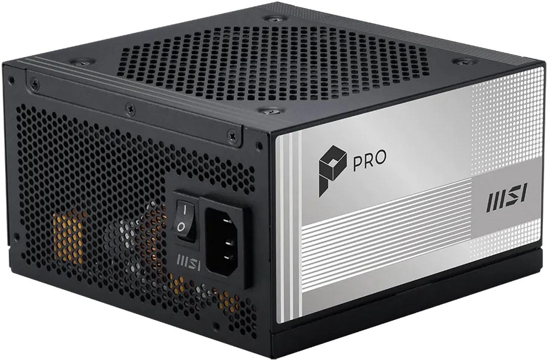 Блок питания ПК MSI PRO A850PL PCIE5 850W, 80+ Platinum, полностью модульный, ATX 3.1, PCIE5.1, RTL
