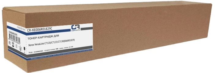 Картридж лазерный CopyRite CR-XE006R01829C 006R01829 голубой (16500стр.) для Xerox VersaLink C7120/C7125/C7130 Картридж лазерный CopyRite CR-XE006R01829C 006R01829 голубой (16500стр.) для Xerox VersaLink C7120/C7125/C7130