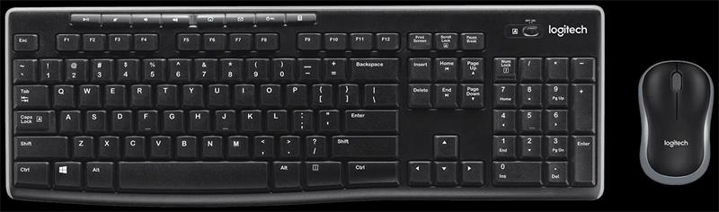 Клавиатура+мышь Wireless Desktop MK270 (Keybord&mouse), Black, [920-004508./920-004518]