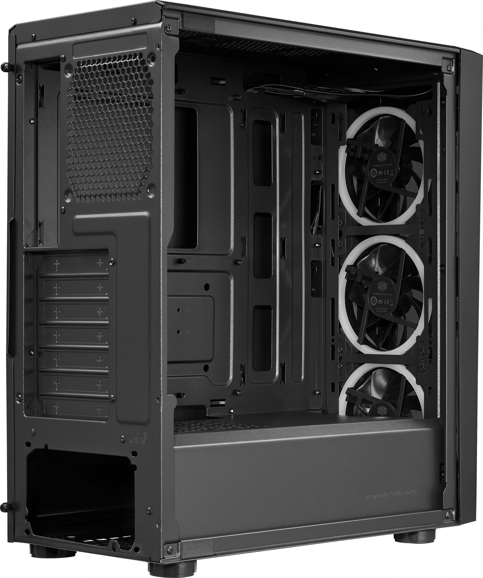 Корпус Cooler Master MasterCase CMP 510, USB3.0x1, USB2.0x1, 3x120 ARGB Fans, Black, ATX, w/o PSU