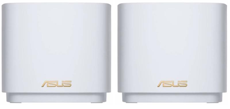 Роутер ASUS XD5 (W-1-PK)//2 access point, 802.11b/g/n/ac/ax, 574 + 1201Mbps, 2,4 + 5 gGz, white ; 90IG0750-MO3B40