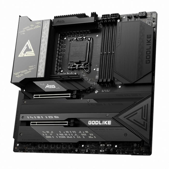 Материнская плата MSI MEG Z790 GODLIKE LGA1700,4DDR5,2PCI-Ex16,7 M.2,2USB3.2 Gen2x2,7USB3.2 Gen2