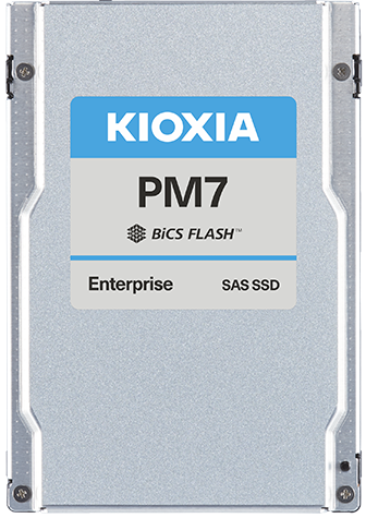 SSD накопитель KIOXIA Enterprise SSD 2,5(SFF), PM7-V, 1600GB (1.6TB), SAS 24G (SAS-4, 22,5Gbit/s), R4200/W3400MB/s, IOPS(R4K) 720K/320K, MTTF 2,5M, 3DWPD/5Y (Mixed Use), TLC, 15mm (replace KPM61VUG1T60)