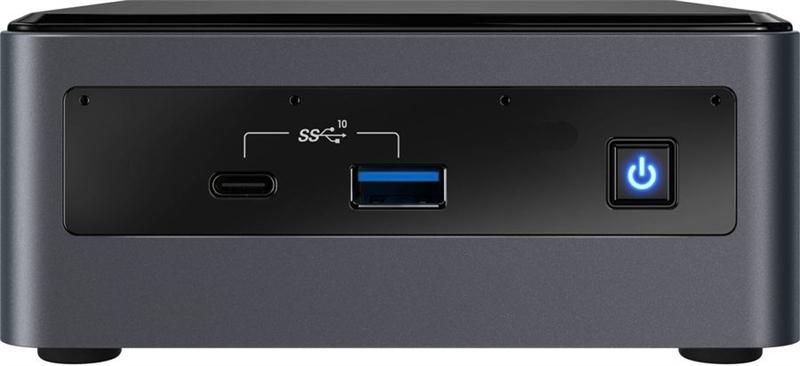 Платформа для сборки Intel NUC 10: Intel Core i5-10210U, VGA Intel UHD Graphics, 4xUSB3.1, 1x m.2 SSD, 1x2.5HDD,VESA, (БЕЗ ШНУРА) no codec