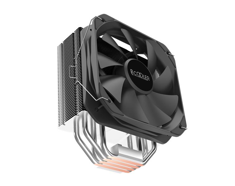 Кулер для процессора PCCooler GI-Paladin 400 S115X/1200/1700/AM4 (20 шт/кор, TDP 200W, 130mm PWM FAN, 4 тепловые трубки 6мм, 800-1600RPM, 18-28,6dBa)