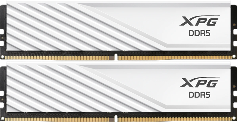 Оперативаня память ADATA LANCER BLADE DDR5 DIMM 64GB 5600MHz 2*32GB 46-45-45 1.1V WHITE DUAL TRAY Оперативаня память ADATA LANCER BLADE DDR5 DIMM 64GB 5600MHz 2*32GB 46-45-45 1.1V WHITE DUAL TRAY