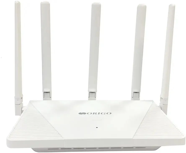 маршрутизатор ORIGO Двухдиапазонный Wi-Fi 6 маршрутизатор AX3000, 1x1000Base-T WAN, 3x1000Base-T LAN, 5 внешних антенн 5 dBi