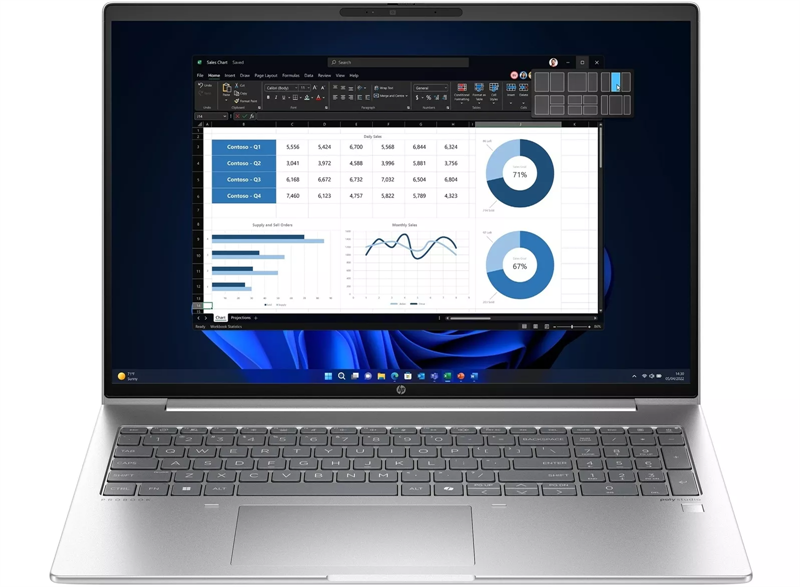 Ноутбук HP Probook 460 G11 Core i5-125U 16" WUXGA (1920x1200) UWVA 300 nits 16GB (1x16GB) DDR5 5600,512GB SSD,Intel AX211 Wi-Fi,Backlit,FPR,56Whr,1y,1.8kg,Dos,KB Eng/Rus