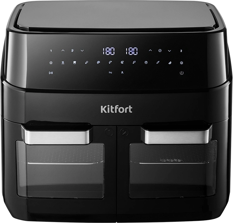 Аэрогриль Kitfort КТ-8153 2600Вт черный Аэрогриль Kitfort КТ-8153 2600Вт черный