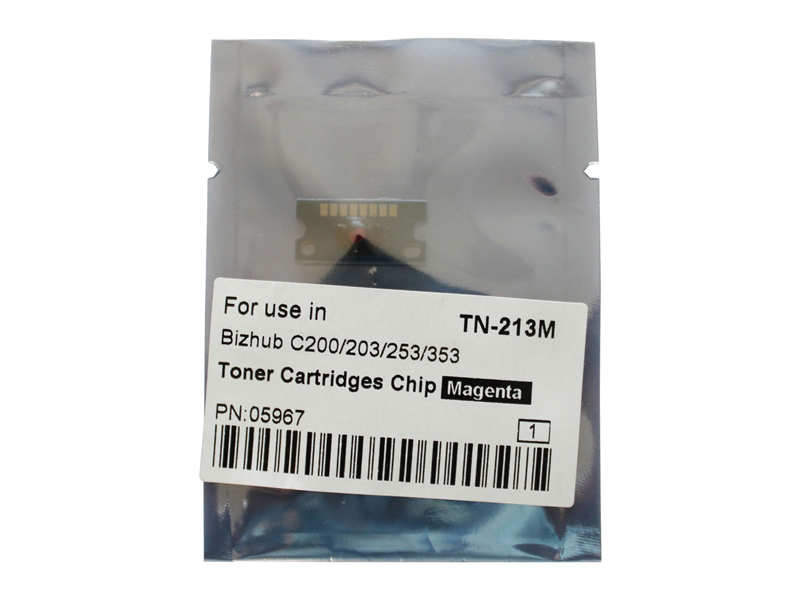 Чипы Чип картриджа для KONICA MINOLTA Bizhub C200/C200E/C203/C253/C353 (CET) Magenta, (WW), 20000 стр., (унив.), CET5967