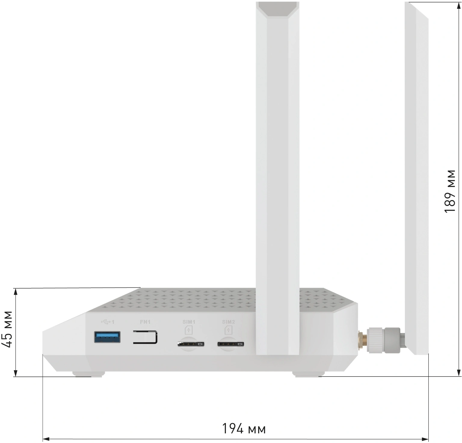 Маршрутизатор NETCRAZE (Keenetic) Netcraze Hero 5G (NC-4110) Мультигигабитный интернет-центр с модемом 5G, двумя слотами для SIM-карт, Mesh Wi-Fi 6 AX3000, Smart- коммутатором 1×2.5G и 4×1G, многофункциональными портами USB 3.0 и 2.0