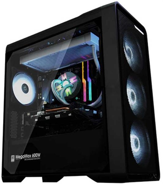 Корпус ZALMAN M3 PLUS RGB, MATX, BLACK, WINDOW, 2x3.5", 3x2.5", 1xUSB2.0, 1xUSB3.0, FRONT 3x120mm RGB, REAR 1x120mm (существенное повреждение коробки)