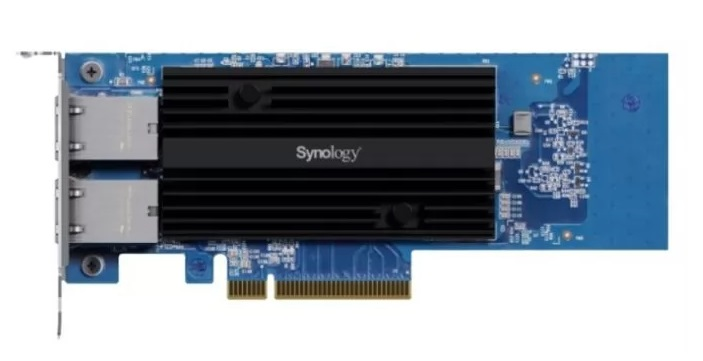 Сетевая карта Synology 10 Gigabit dual port RJ-45 PCIe adapter Сетевая карта Synology 10 Gigabit dual port RJ-45 PCIe adapter