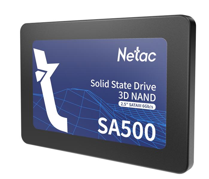 Ssd накопитель Netac SSD SA500 120GB 2.5 SATAIII 3D NAND, R/W up to 500/400MB/s, TBW 60TB, 3y wty
