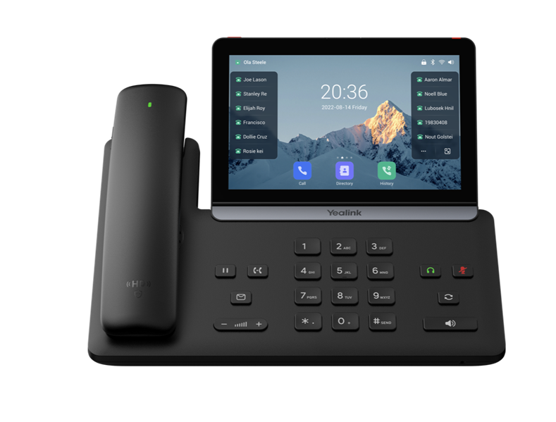 телефон YEALINK SIP-T88W Pro, 7" экран", Android, WiFi, Bluetooth, BT-трубка, USB, PoE, GigE, без камеры, без БП, шт телефон YEALINK SIP-T88W Pro, 7" экран", Android, WiFi, Bluetooth, BT-трубка, USB, PoE, GigE, без камеры, без БП, шт