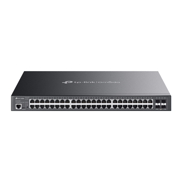 Коммутатор TP-Link SG3452XMPP, Omada 48-Port Gigabit and 4-Port 10GE SFP+ L2+ Managed Switch with 40-Port PoE+ 8-Port PoE++