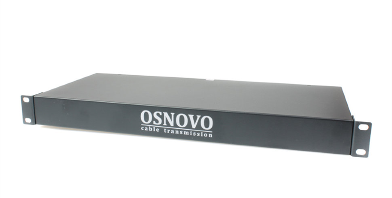 Приёмники и передатчики по оптоволокну OSNOVO TA-H162-15F Оптический передатчик 16 каналов видео HDCVI/HDTVI/AHD/CVBS и 1 канала управления (RS485) по одномодовому оптоволокну до 20км. Максимальное разрешение 2560x1920. Рабочие длины волн