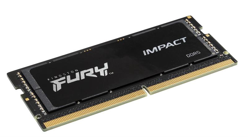 Оперативная память Kingston DDR5 16GB 4800MT/s CL38 SODIMM FURY Impact PnP