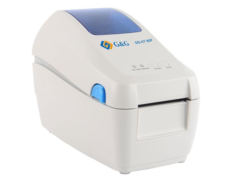 Термо принтер этикеток и браслетов G&G (GG-AT 60P)        DT, 2" (60 mm), 203 dpi, 200 mm/sec, USB, Ethernet, White (ZD410)