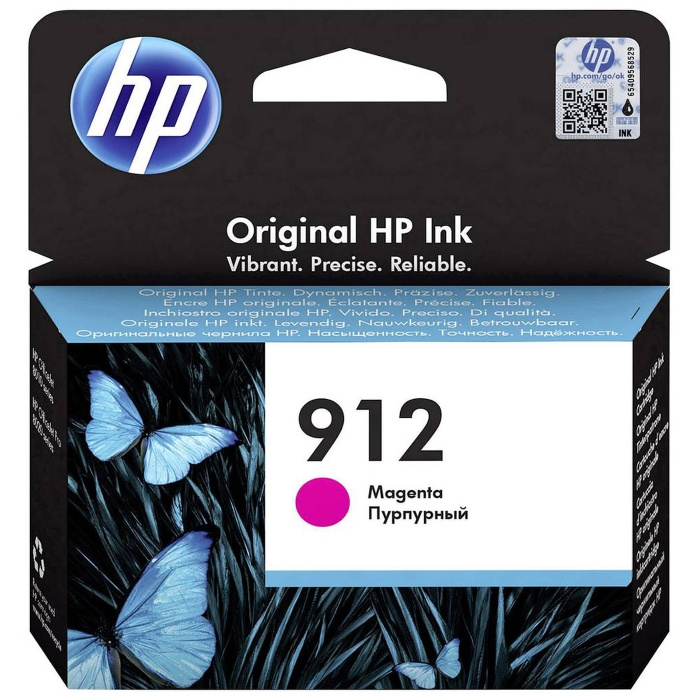 Картридж струйный HP 912 3YL78AE пурпурный (315стр.) для HP OfficeJet 801x/802x Картридж струйный HP 912 3YL78AE пурпурный (315стр.) для HP OfficeJet 801x/802x
