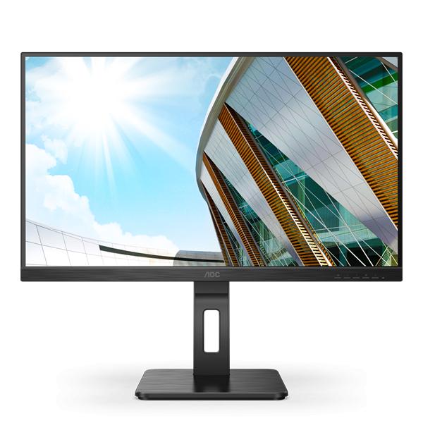 Монитор 27" AOC Q27P2CA 2560x1440 75Гц IPS LED 16:9 4ms HDMI DP 1xUSB-C/4xUSB3.2 50M:1 1000:1 178/178 300cd Tilt HAS Pivot Swivel Speakers 2*2W Black