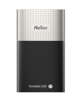 Ssd накопитель Netac Z9 500GB USB 3.2 Gen 2 Type-C External SSD, R/W up to 550MB/480MB/s,with USB-C to USB-A cable and USB-A to USB-C adapter 3Y wty
