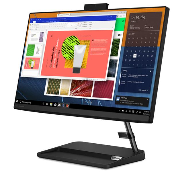 Моноблок Lenovo IdeaCentre 3 22ITL6 All-In-One 21,5" Pentium Gold 7505, 4GB DDR4 3200 SODIMM, 256GB SSD M.2, Intel UHD, WiFi, BT, USB KB&Mouse, Win11 Home, Black, 1Y