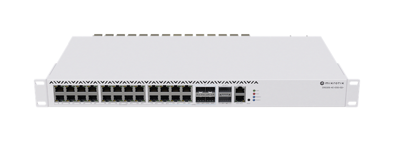 Коммутатор Mikrotik CRS326-4C+20G+2Q+RM
