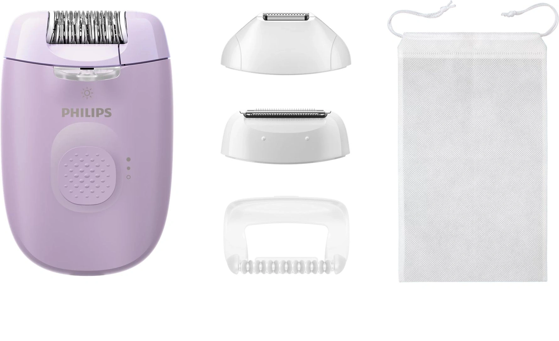 Эпилятор/ Эпилятор Philips BRE257/00 скор.:2 насад.:3 от электр.сети фиолетовый Эпилятор/ Эпилятор Philips BRE257/00 скор.:2 насад.:3 от электр.сети фиолетовый