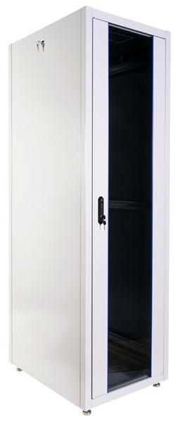  Шкаф телекоммуникационный напольный ЭКОНОМ 42U (600  600) дверь стекло, дверь металл