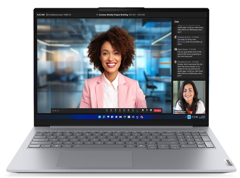 Ноутбук Lenovo ThinkBook 16 G8 IAL 16" WUXGA (1920x1200)IPS 300N, Ultra 5 225U, 1x16GB DDR5-5600, 512GB SSDM.2, Intel Graphics, WiFi6E, BT,Kb Eng/Ru, FPR, TPM2, FHDCam, 45Wh, 65W USB-C, NoOS, 1Y, 1.7kg