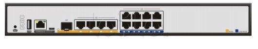  QTECH Мультисервисный маршрутизатор, 5 портов WAN (1 порт 1000Base-X (SFP) и 4 порта 10/100/1000Base-T), 8 портов 10/100/1000Base-T LAN, 2 слота для модулей расширения MX9, встроенный БП
